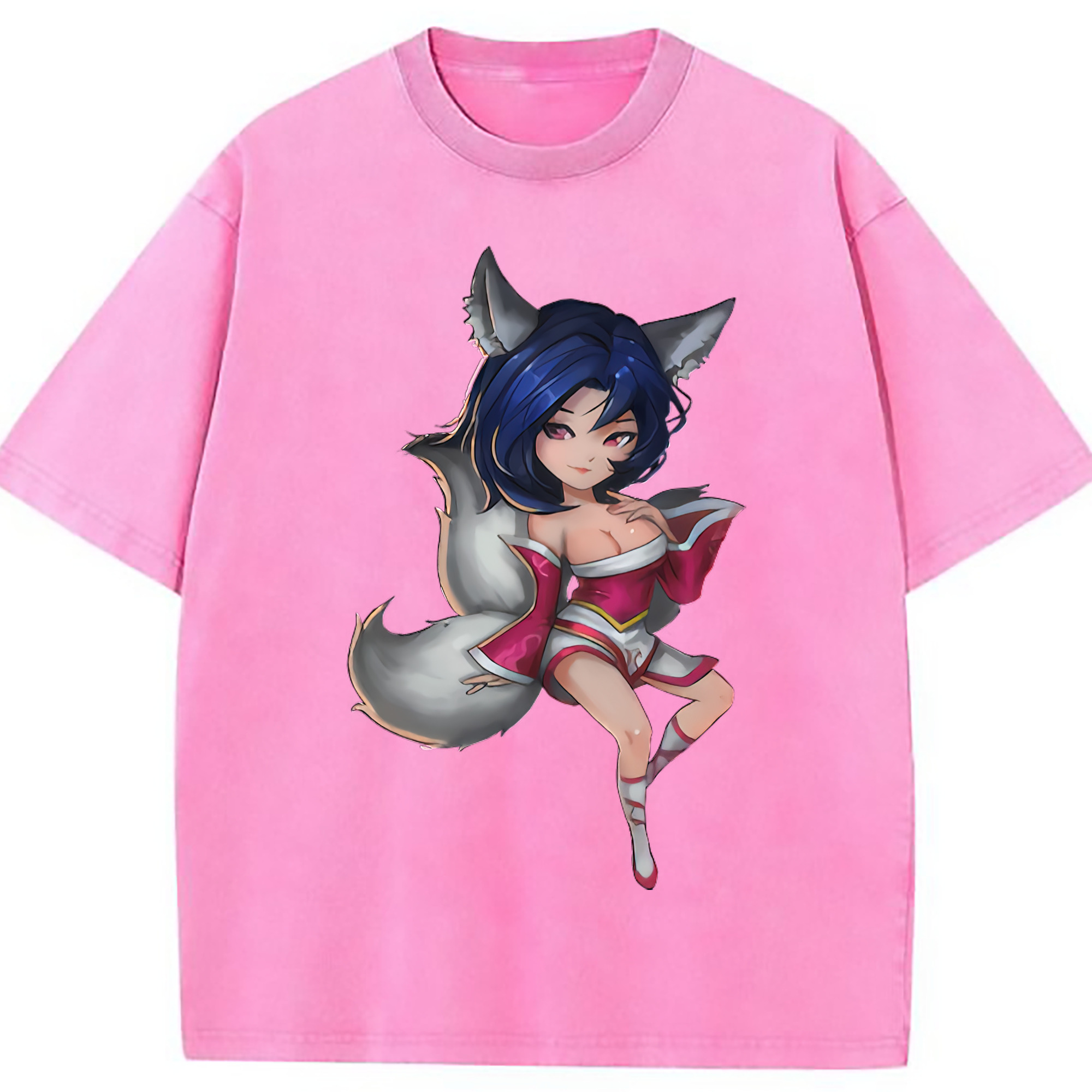 （画像用） リーグ・オブ・レジェンド League of Legends LOL 綿100% ヴィンテージ風 半袖Tシャツ（フロントプリント）